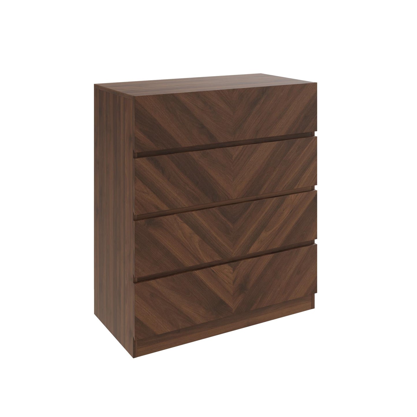 CATANIA 4-DRAWER CHEST - ROYAL WALNUT