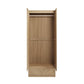 CATANIA 2 DOOR 1 DRAWER WARDROBE - EURO OAK