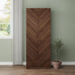 CATANIA 2 DOOR 1 DRAWER WARDROBE - ROYAL WALNUT