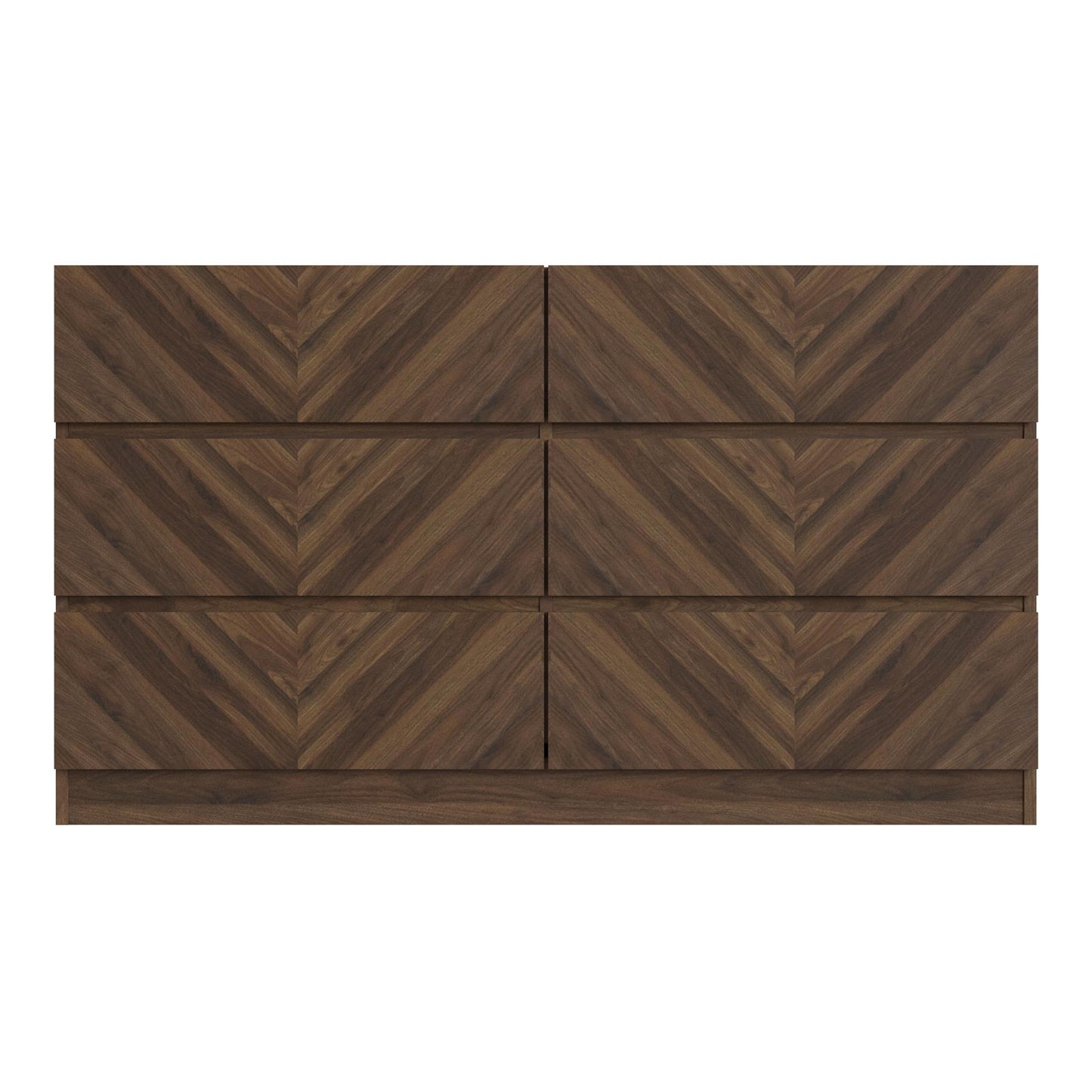 CATANIA 3+3 DRAWER CHEST - ROYAL WALNUT