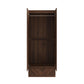 CATANIA 2 DOOR 1 DRAWER WARDROBE - ROYAL WALNUT