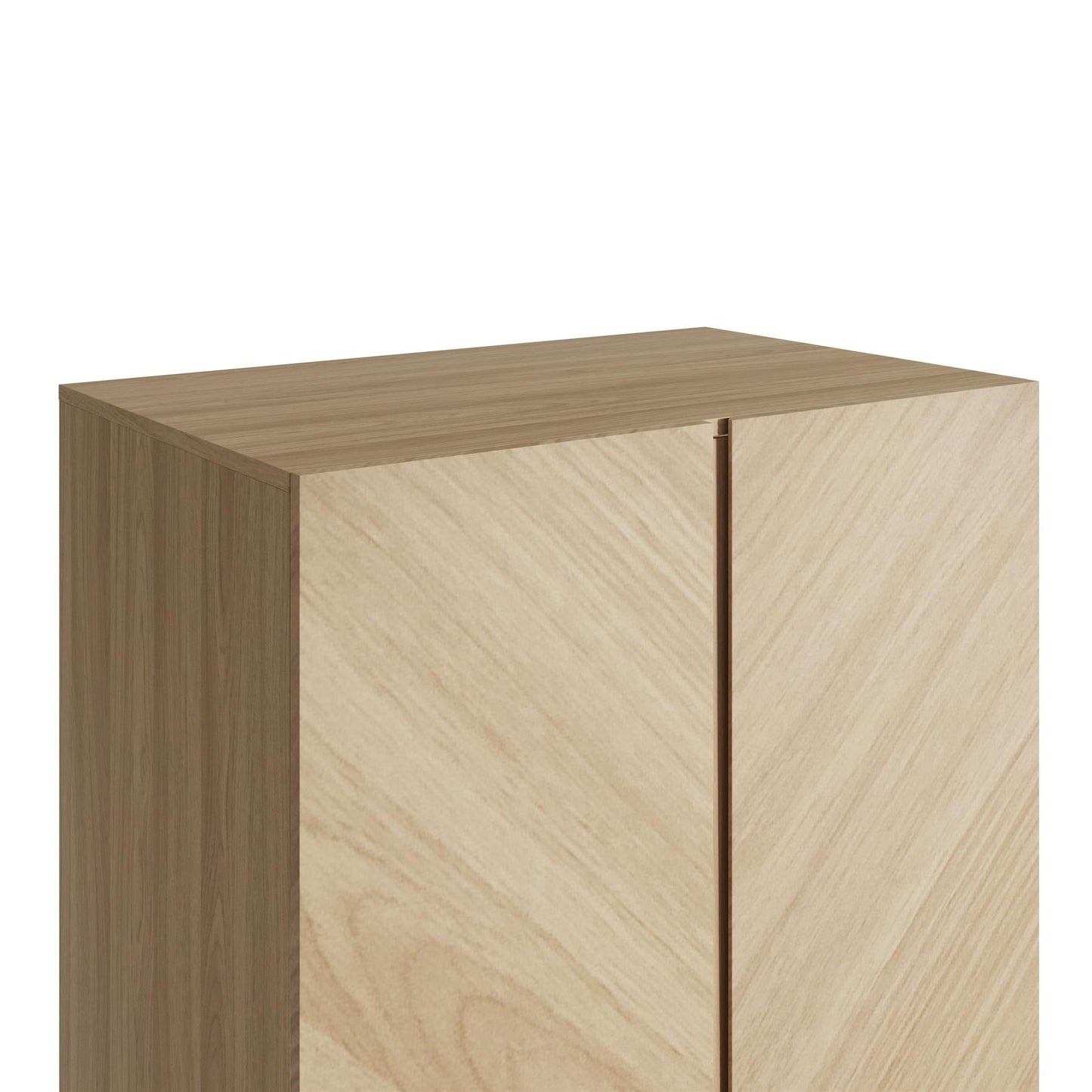 CATANIA 2 DOOR 1 DRAWER WARDROBE - EURO OAK