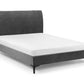 SANDERSON VELVET BED - 4FT6" DOUBLE - GREY