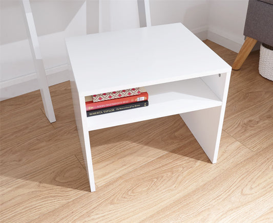 LADDER DESIGN STOOL - WHITE