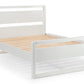 VENICE WOODEN BED - 4FT6" DOUBLE - SURF WHITE