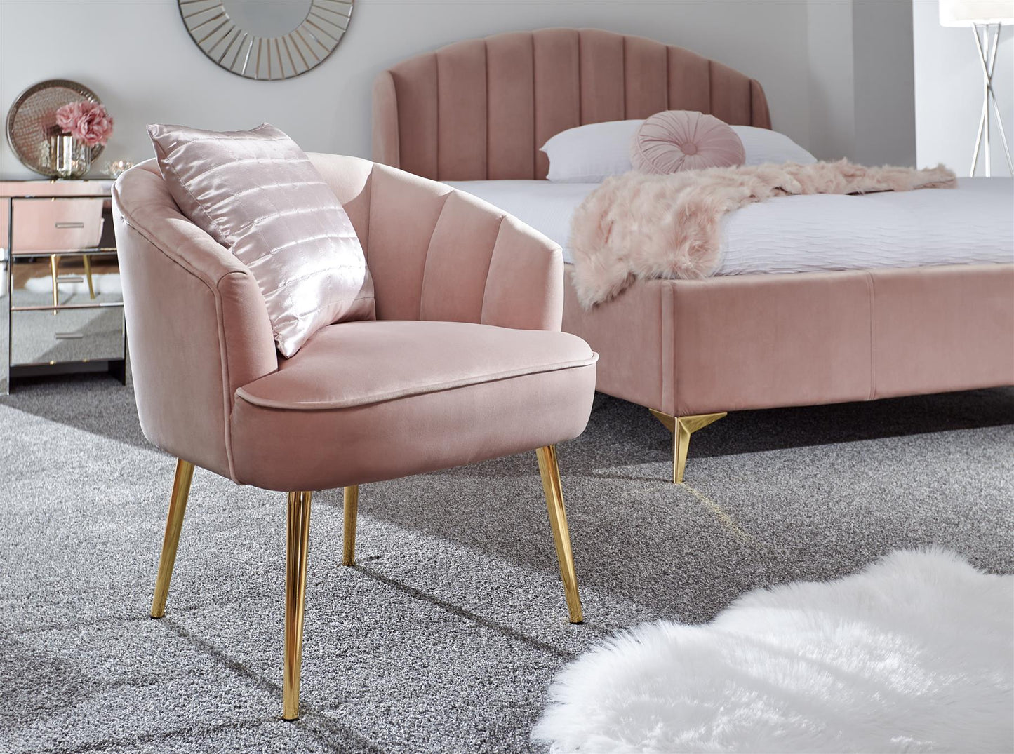 PETTINE CHAIR - BLUSH PINK