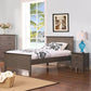 JOSLYN WOODEN BED - 3FT SINGLE - GUNMETAL GREY