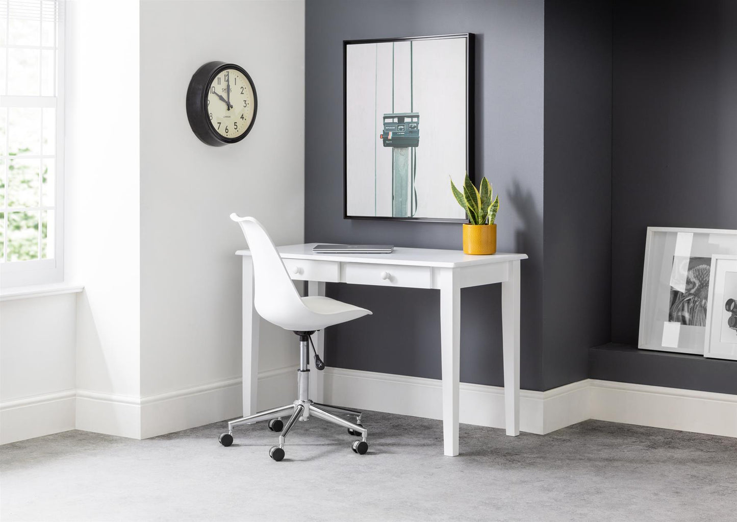 CARRINGTON OFFICE DESK - WHITE