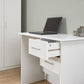 PANAMA 2 DRAWER DESK - WHITE