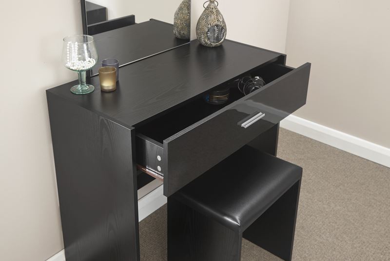 OTTAWA DRESSING TABLE SET - BLACK