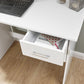 PANAMA 2 DRAWER DESK - WHITE