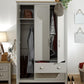 LANCASTER 3 DOOR WARDROBE - GREY