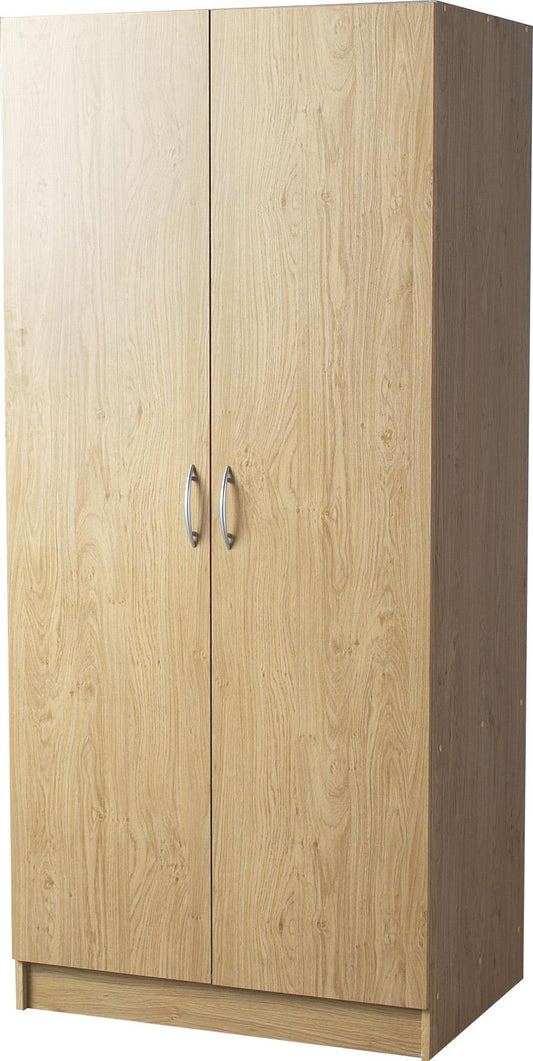 BELLINGHAM 2 DOOR WARDROBE - OAK