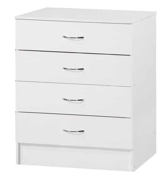 ALPHA 3 DRAWER CHEST - WHITE