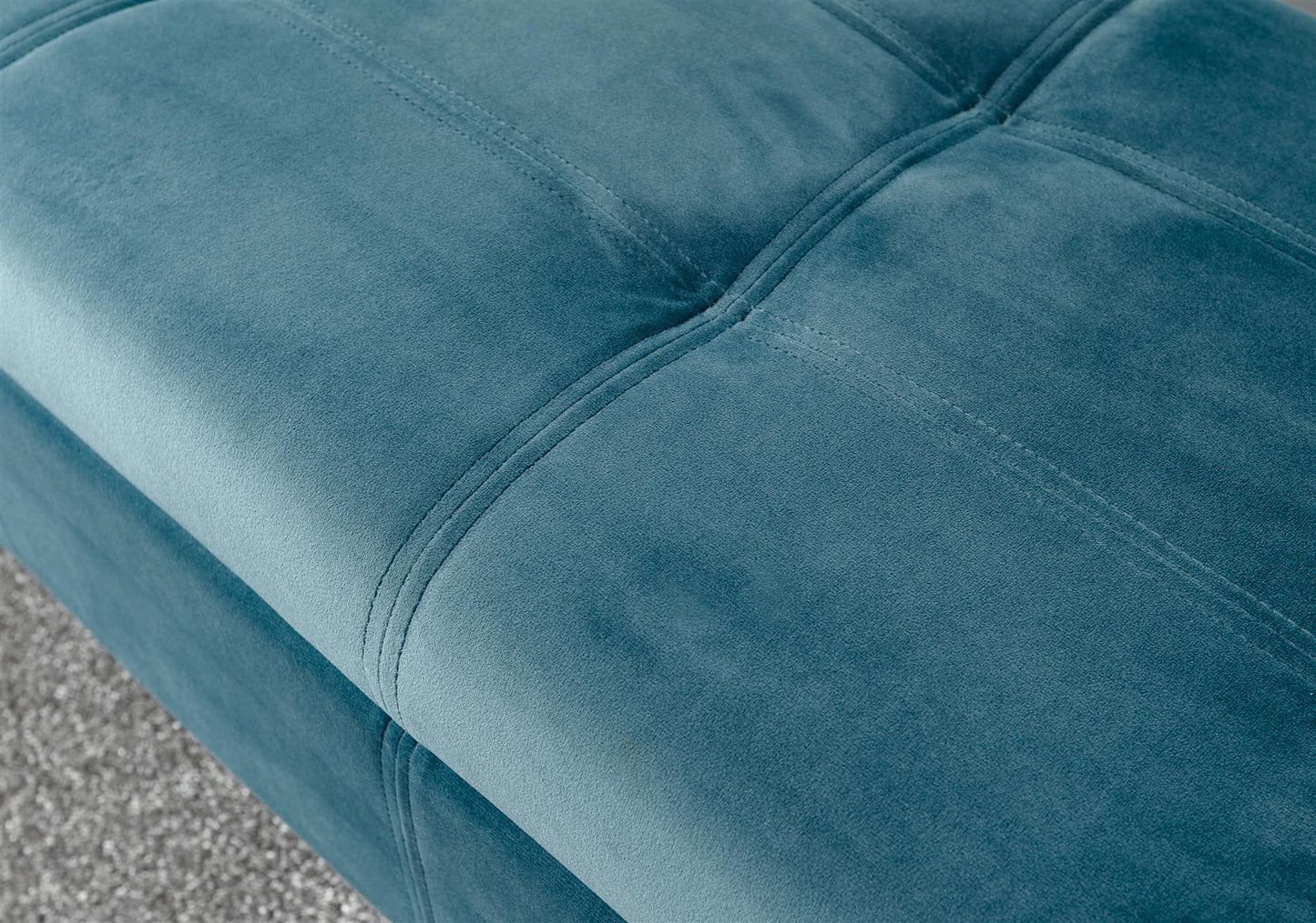 OSBOURNE STORAGE WINDOW SEAT - TEAL