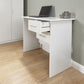 PANAMA 2 DRAWER DESK - WHITE