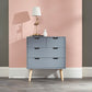 NYBORG 2+2 DRAWER CHEST - DARK GREY