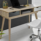 SCANDI DESK - OAK/GREY/WHITE