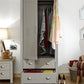 LANCASTER 2 DOOR WARDROBE - GREY