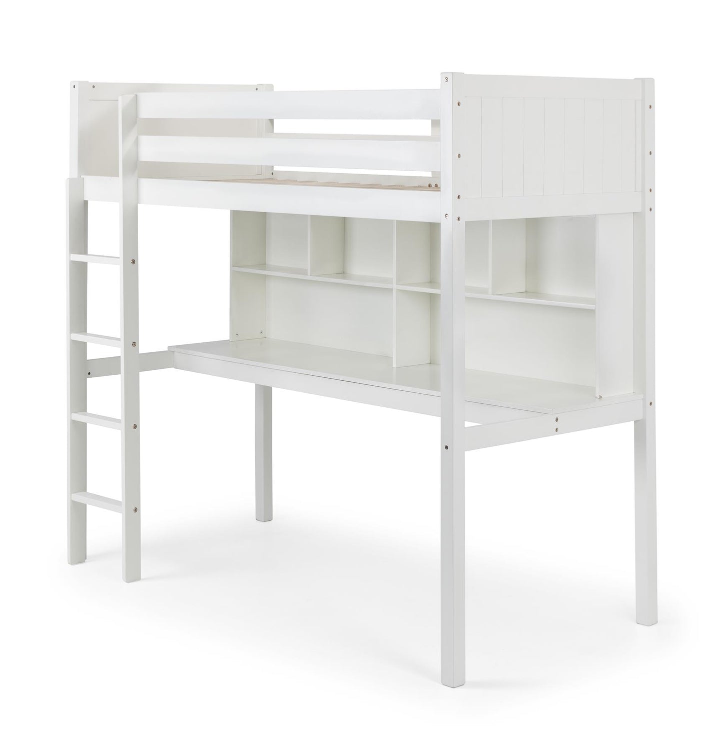 TITAN HIGH SLEEPER BUNK BED - WHITE