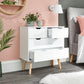 NYBORG 2+2 DRAWER CHEST - WHITE