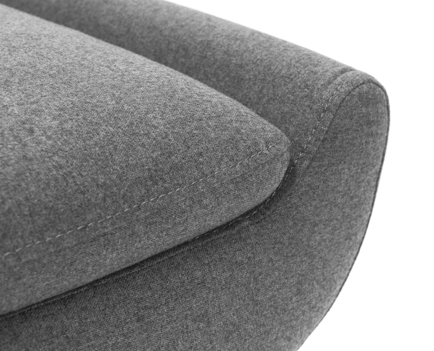 GAUDI LINEN FABRIC SOFA BED - GREY