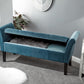 OSBOURNE STORAGE WINDOW SEAT - TEAL