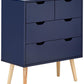 NYBORG 2+2 DRAWER CHEST - NIGHTSHADOW BLUE