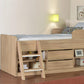 FELIX LOW SLEEPER BED - SONOMA OAK