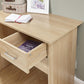 PANAMA 2 DRAWER DESK - OAK