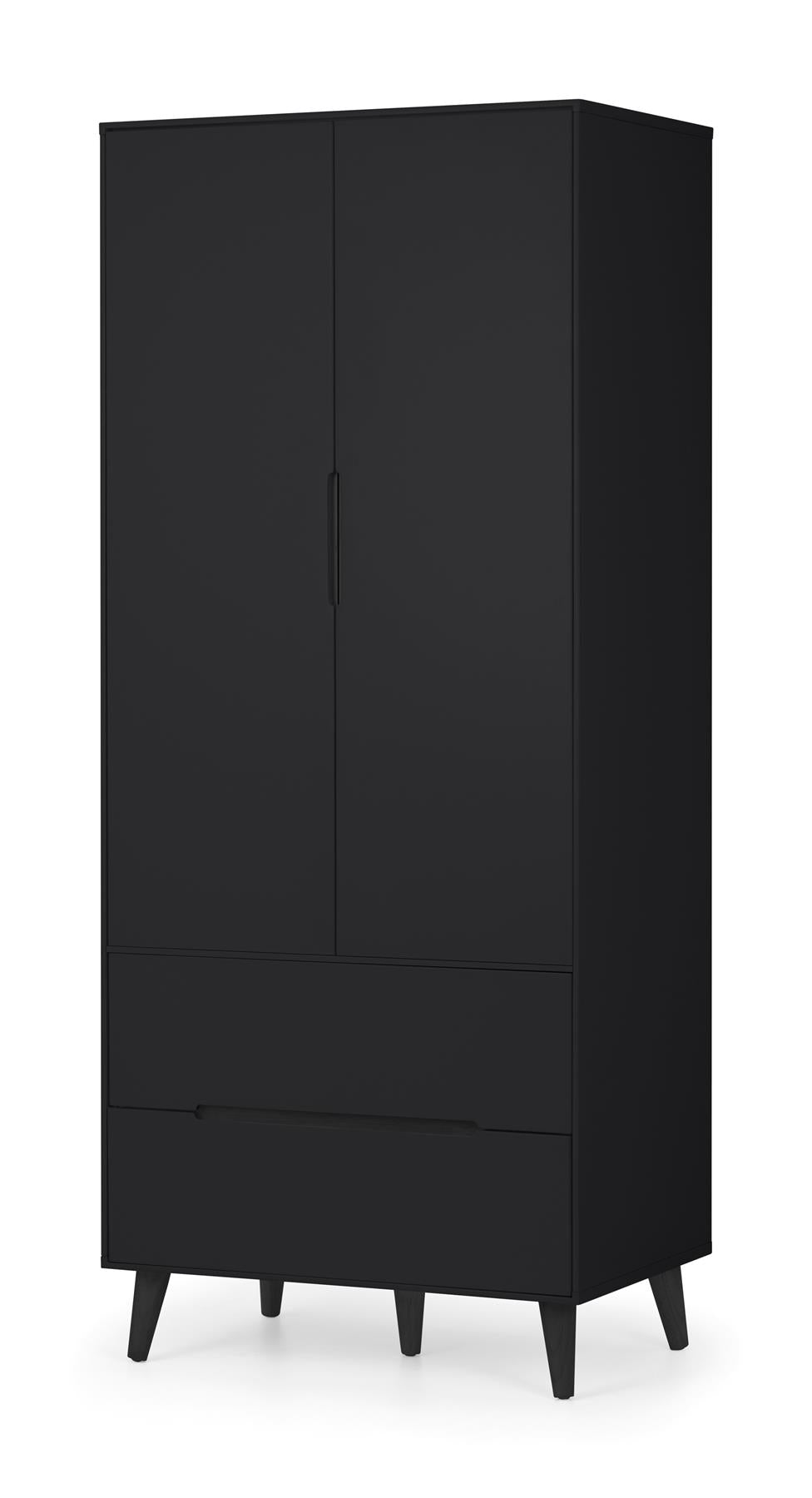 ALICIA 2 DOOR COMBINATION WARDROBE - ANTHRACITE