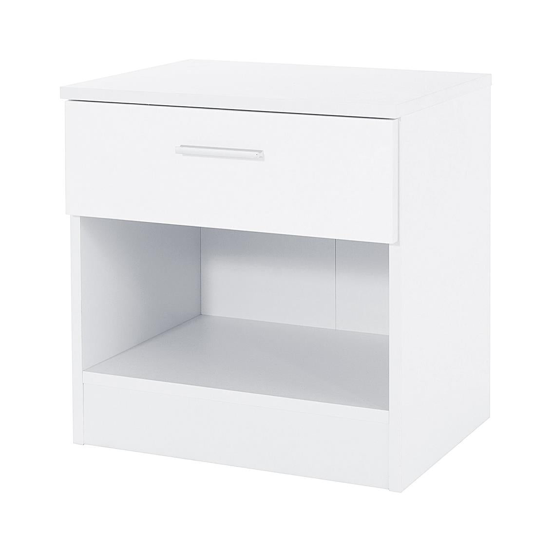 PAIR OF OTTAWA BEDSIDE TABLES - WHITE