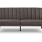 AFINA VELVET SOFA BED - GREY