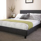 BED IN A BOX FAUX LEATHER BED - 4FT SMALL DOUBLE - BLACK