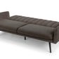 AFINA VELVET SOFA BED - GREY