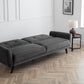 MONZA VELVET SOFA BED - GREY