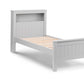 MAINE BOOKCASE BED - DOVE GREY