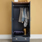 KENDAL 2 DOOR 1 DRAWER WARDROBE - SLATE BLUE