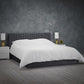 BERLIN VELVET END LIFT OTTOMAN BED - 4FT SMALL DOUBLE - SILVER