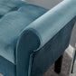 OSBOURNE STORAGE WINDOW SEAT - TEAL