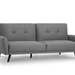 MONZA FABRIC SOFA BED - GREY