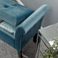 OSBOURNE STORAGE WINDOW SEAT - TEAL