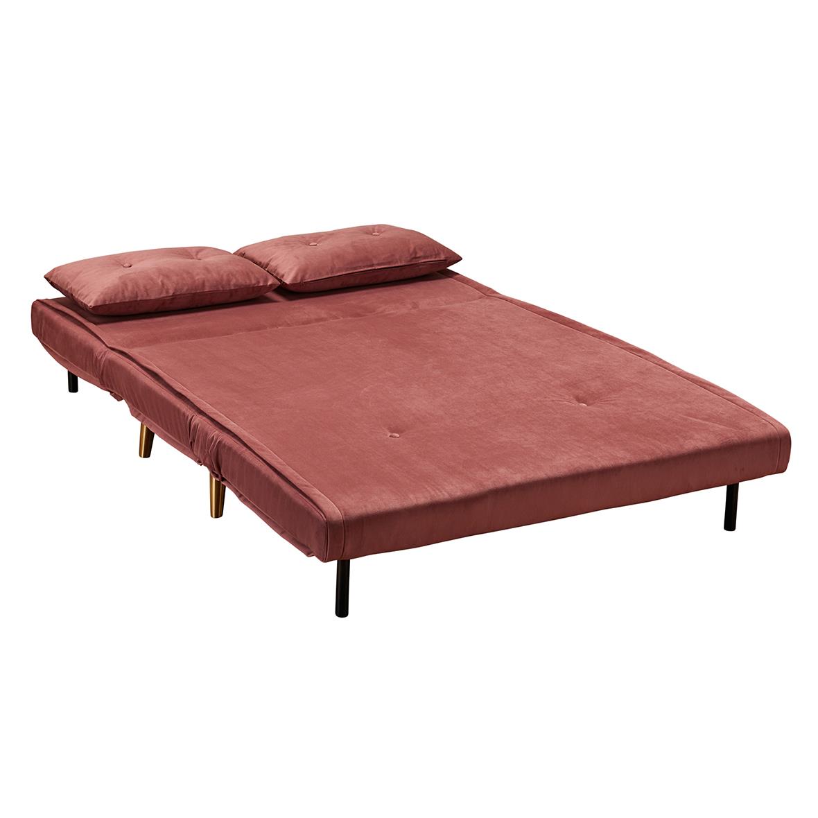 MADISON VELVET SOFA BED - PINK