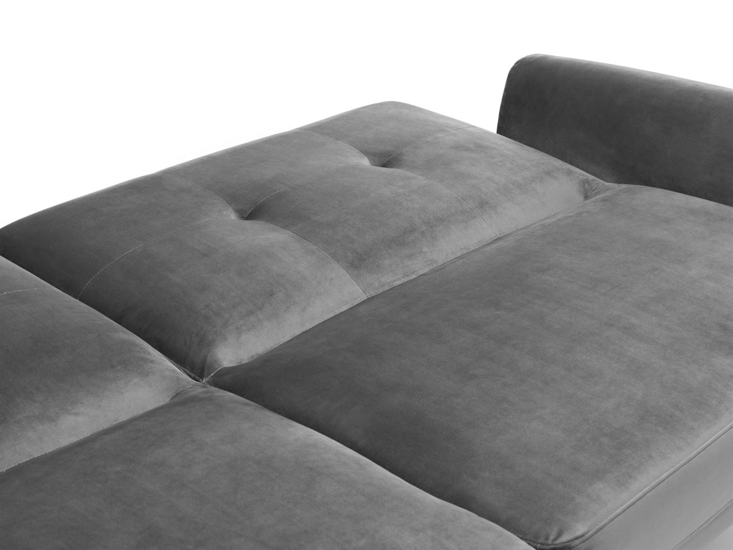 MONZA VELVET SOFA BED - GREY