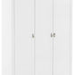 TOLEDO 3 DOOR WARDROBE - WHITE/OAK