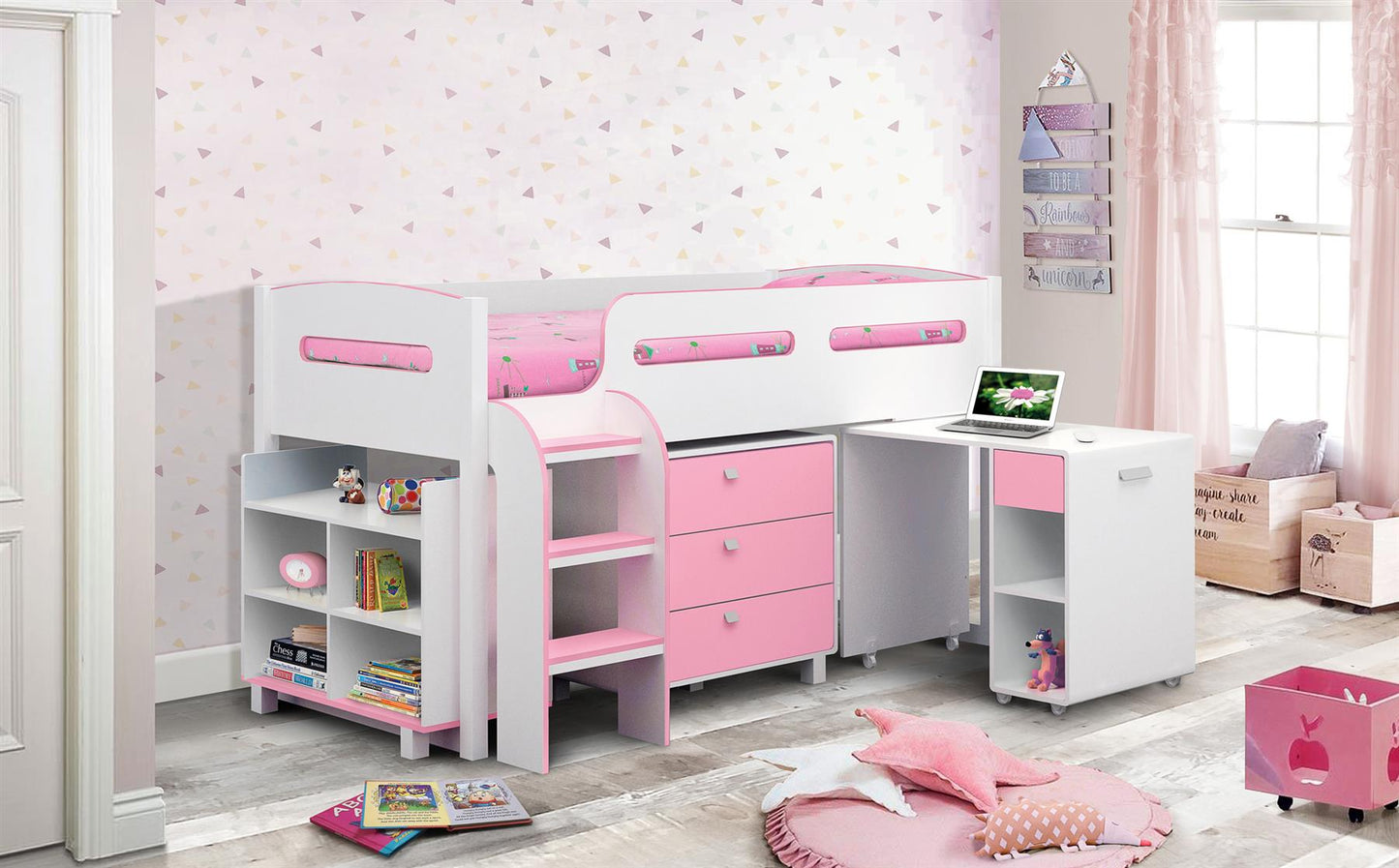 KIMBO CABIN BED - PINK