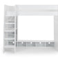 NEBULA GAMING HIGH SLEEPER BUNK BED - WHITE