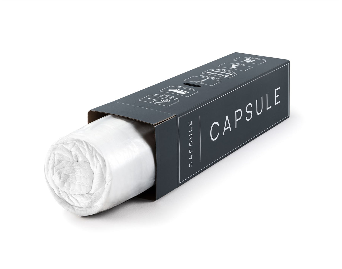 CAPSULE MEMORY ROLL-UP MATTRESS - 4FT6" DOUBLE