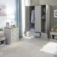 KENDAL 4 PIECE BEDROOM SET - GREY