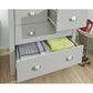 LANCASTER 2+2 DRAWER CHEST - GREY